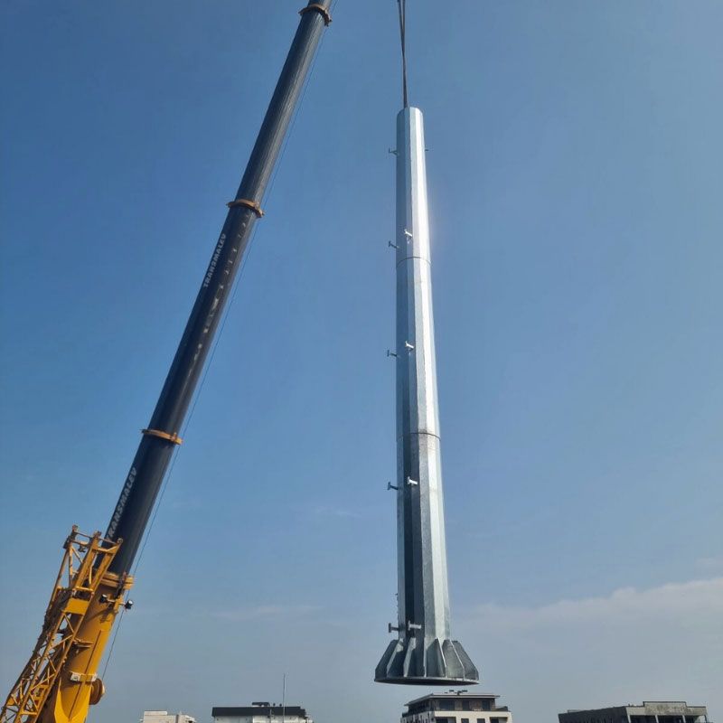 Izrada stubova za reklamne reflektore i obrtne kranove