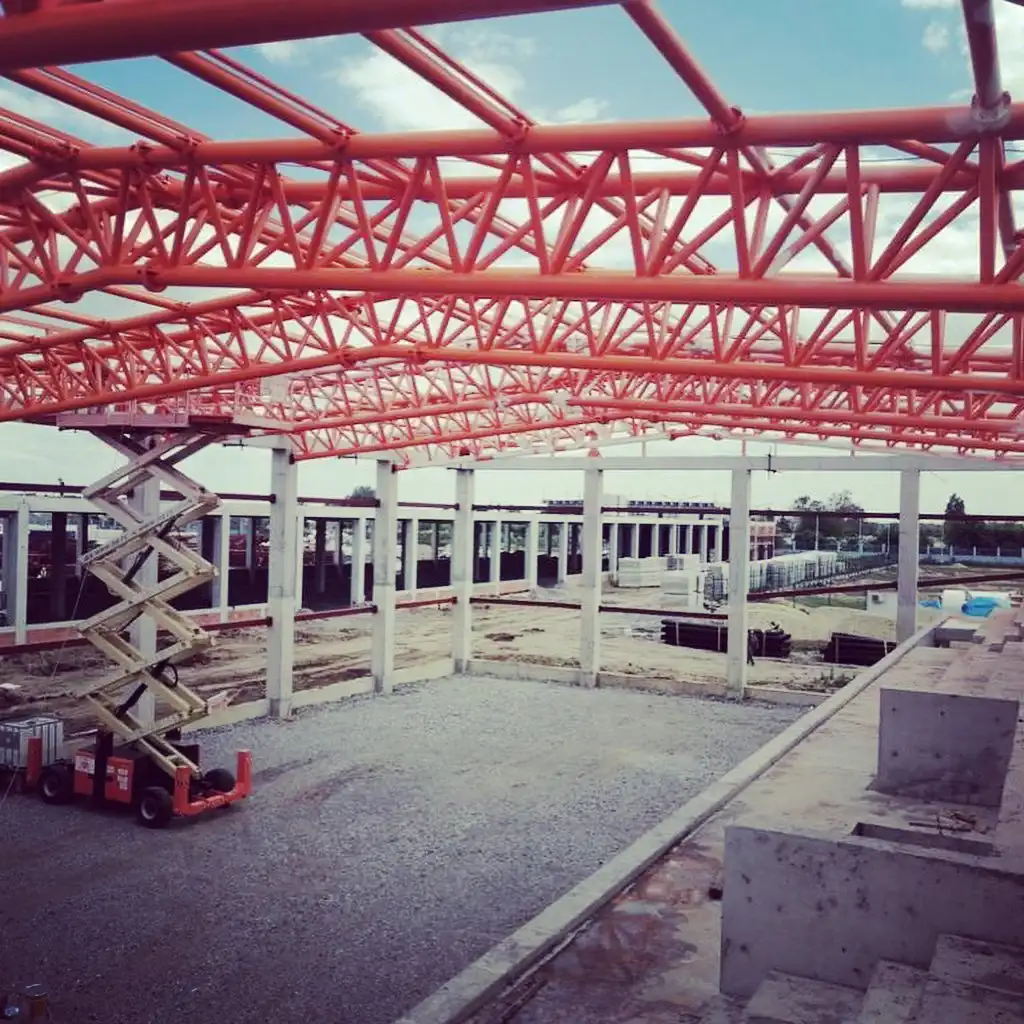 Krovna rešetka u fabrici Ling Long