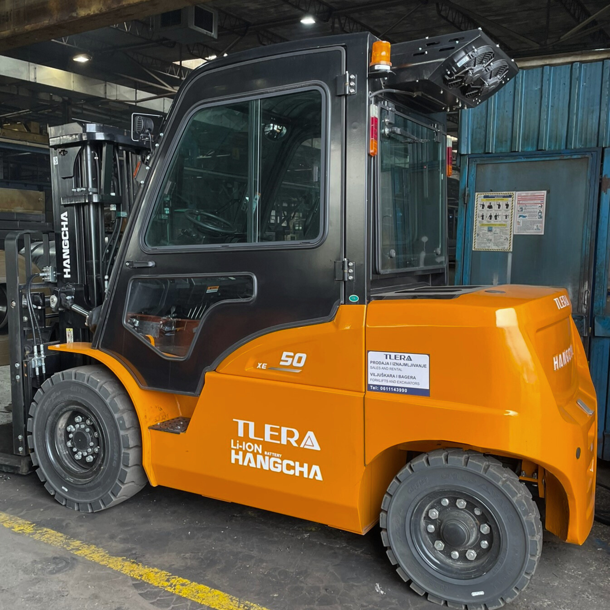 Električni viljuskar koji ne koriti fosilna goriva